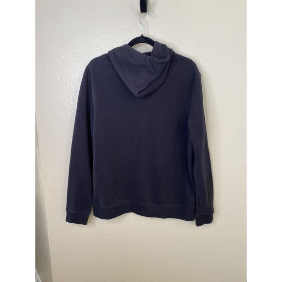 Tek Gear Ultrasoft Fleece Mens Black Pullover Hoodie L Kangaroo Pocket - Picture 3 of 5